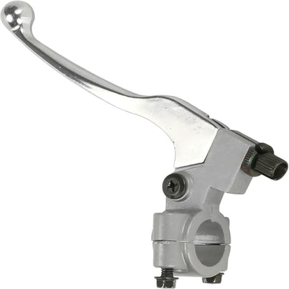 HIAORS Silver Brake Clutch Handle Lever for CT100U CC100X Mini Trail Bike 98cc 3HP 196cc 200cc Extreme Mini Bike 22mm 7/8" Handler bar Parts - color: Silver