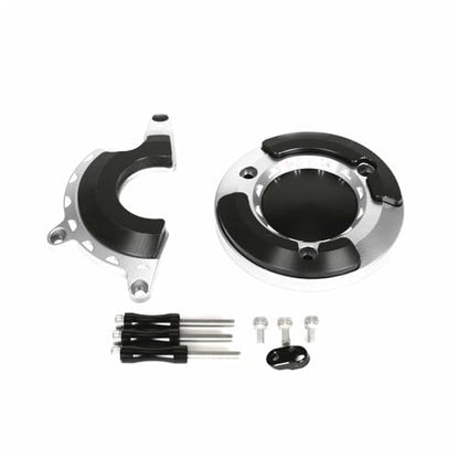 Monkey125 Left Right Engine Cover Protector Slider Compatible with Monkey 125 2022-2024 JB03 3D CNC Motorcycle Engine Crankcase Guard (Silver) - color: Silver