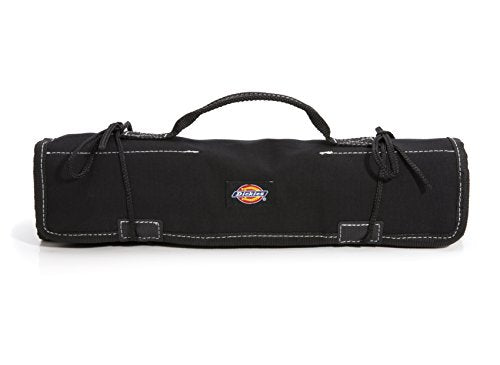 Dickies Large Wrench/Screwdriver Organizer Roll for Mechanics, 23 Tool Pockets, Durable Canvas Construction, 26 in. x 14.25 in. Unrolled, Black - color: Black, size: Large