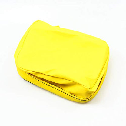 Universal Dirt Bike Off-road PU Leather Tool Bag Storage Tool For Motorcycle Honda Kawasaki Yamaha XR250 KLX250 DRZ 250 (Yellow) - color: Yellow