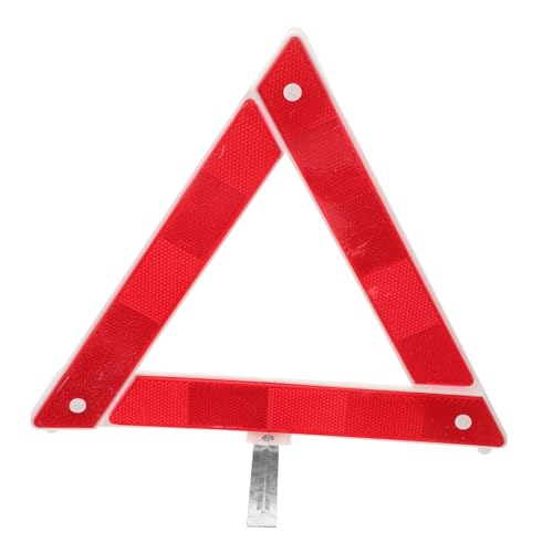 Folding Emergency Reflective Triangle for Roadside Safety Compact and Car Warning Sign Essential for Vehicles Motorcycles and Boats Portable Reflector for Easy Storage
