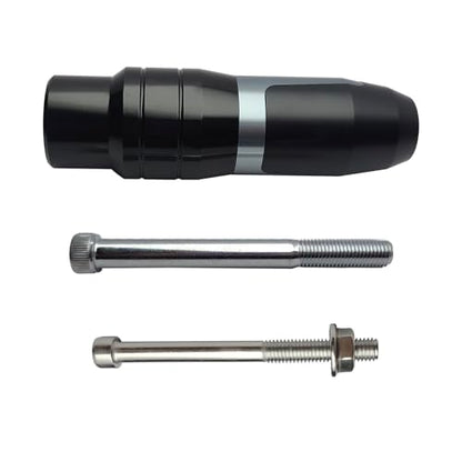 Universal Rear Frame Sliders Crash Pad Replacement for B-MW Kawasaki Yamaha Honda Suzuki CNC Aluminum Motorcycle Accessories Anti Falling Protection(Titanium) - color: Titanium