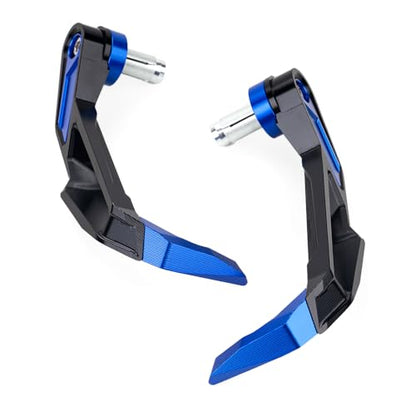 Motorcycle Handguards Compatible with MT-09 2024 MT 09 2023 MT09 SP 2021 Tracer 9 GT FZ09 Aluminum Brake Clutch Lever Guards Protector (Not for 2014-2020) (Blue) - color: Blue