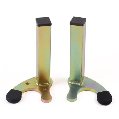 Motorcycle Rear Wheel Lift Stands Frame Accessories Swingarm Spool Lift Stand Paddock Stands Attachment U-Shape Rear Wheel Stand with Anti-Slip Rubber Protecotor (Square Tube) - size: Square Tube