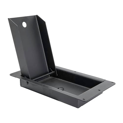 Extreme Max 5001.6501 Flip-Up Recessed Flush-Mount Motorcycle Wheel Chock for Enclosed Trailers - 16"