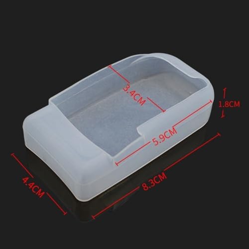 Cover - Universal Silicone Rainproof Protective Sleeve for 790/810/880 Speedometer Screens, Clear View &Protector (3.27 x 1.73 in, Transparent)‌