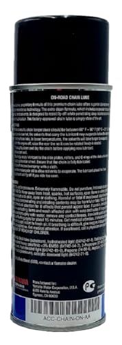 Yamaha Yamalube On-Road Motorcycle Chain Lube- 12 Ounce, #Acc-Chain-ON-AA
