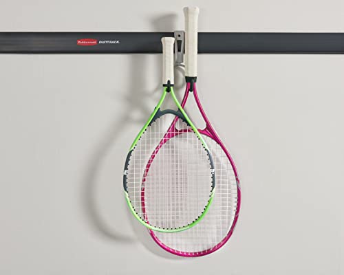 Rubbermaid FastTrack Compact Hook for Garage Organization, Soft Grip, Ideal For Cords/Ropes/Small Hoses/Camping Chairs - size: 1 Count (Pack of 1), style: Compact Hook
