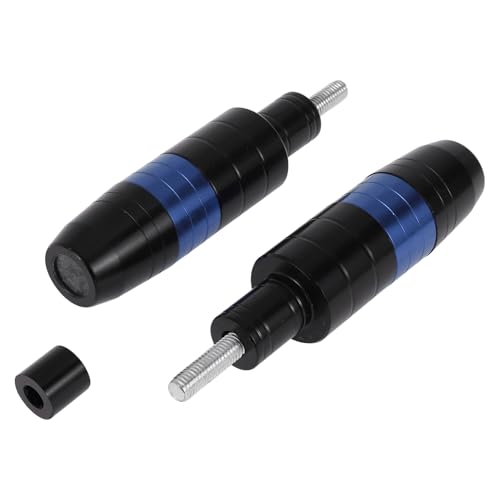 Motoforti 8mm M8 Motorcycle Slider Frame CNC Aluminum Alloy Anti Crash Protector Guard for Honda for Yamaha for Suzuki for BMW for Kawasaki for Ninja Blue 2 Pcs - color: Blue