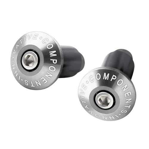 2 PCS Motorcycle Bar Ends, Fit for 22.2mm (7/8") Handlebar End Plugs, Vibration Reduction and Grip Protection, Universal for Most Motorcycles, Dirt Bikes (Silver) - color: Silver