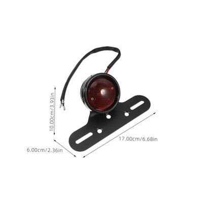 PRETYZOOM Motorcycle Led Brake Tail Light Durable Construction Easy Installation High Brightness for Enhanced Safety Compatible with Electric Bikes and Motorcycles