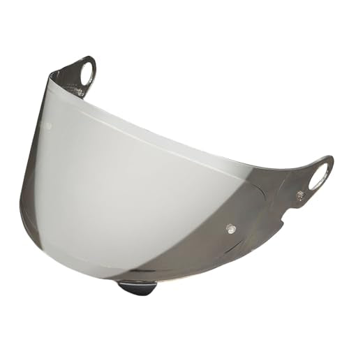 CPB-1V Helmet Shield for GLAMSTER,Replacement Motorcycle Helmet Visor Compatible with GLAMSTER (Revo Clear Silver) - color: Revo Clear Silver