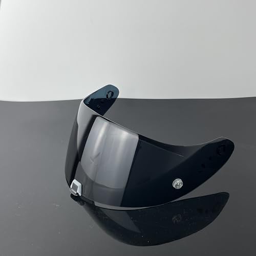 R1 Air Helmet Visor Replacement,Tinted Motorcycle Helmet Face shield Windshield lens for R1,R1 Air,R1 EVO,T520,ST1400,391 (Deep Black) - color: Deep Black