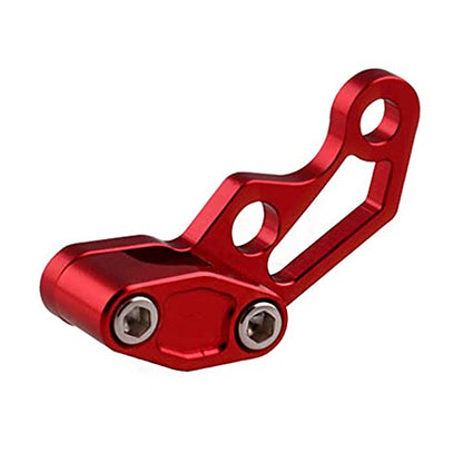 Universal Motorcycle Brake Cable Clip Oil Pipeline Clamp Aluminium Brake Clutch Wire Oil Pipe Cable Clamp Fit for Yama-ha Hon-da - color: Red