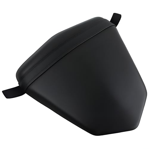 Rear Pillion Passenger Seat Compatible with Yamaha YZF R6 2006-2007 - Black Synthetic Leather Replacement Pad for Sport Bike - size: YZF R6#06-07