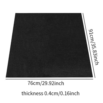 harayaa Oil Drain Splash Pad Oil Change Mat 0.16inch Thickness Heat Resistant Keep Splashproof for Automotive Repair, 76cmx91cm - size: 76cmx91cm