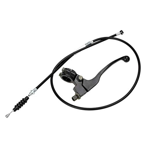 HIAORS 7/8'' Left Clutch Lever Handle Cable Compatible with SSR 50cc 70cc 90cc 110cc 125cc 150cc Baja TaoTao DB17 DB27 Apollo RFZ X-pro Coolster QG-213A XR80 CRF70 Pit Dirt Bike Motocycle Parts Black