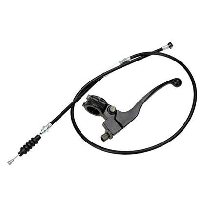 HIAORS 7/8'' Left Clutch Lever Handle Cable Compatible with SSR 50cc 70cc 90cc 110cc 125cc 150cc Baja TaoTao DB17 DB27 Apollo RFZ X-pro Coolster QG-213A XR80 CRF70 Pit Dirt Bike Motocycle Parts Black