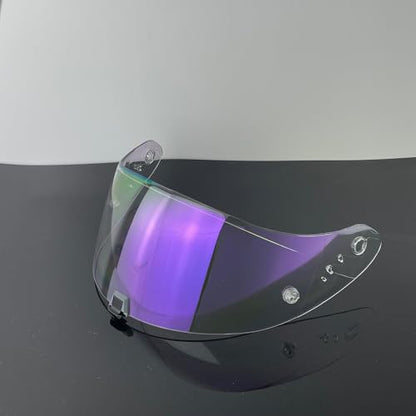 R1 Air Helmet Visor Replacement,Tinted Motorcycle Helmet Face shield Windshield lens for R1,R1 Air,R1 EVO,T520,ST1400,391 (Revo Clear Purple) - color: Revo Clear Purple