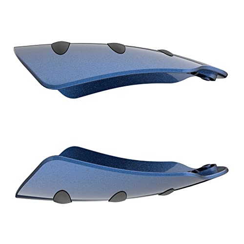 US Stock Advanblack Color Matched Hand Guard For Harley Touring & Softails - color: Big Blue Pearl