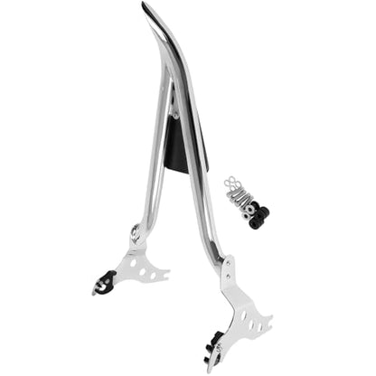Motorcycle Detachable fatboy Backrest Sissy Bar Passenger Back Rest Pad Fit for Harley Fat Boy FLFB 2018-2023, Breakout FXBR FXSB 13-23 (26" Height, Chrome)