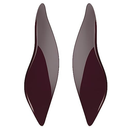 Advanblack Black Cherry Side Wings Air Deflectors, Fairing Side Wing Windshield, Fairing Side Shield, Adjustable Wind Deflectors, Compatible for Harley Touring Street Electra Glide 2014-2023 - color: Black Cherry