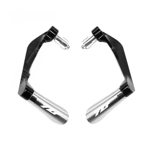 Bar Handle Protector for YZF R1 YZF R3 YZF R6 Motorcycle Brake Clutch Levers Guard Protector YZF-R1 YZF-R3 YZF-R6 R125 YZF R25 R1M R1S R6S - color: Silver