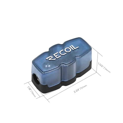 Recoil SFH11-5 5pcs Super Compact Mini-ANL Inline Fuse-holder 4/8 Gauge In & Out