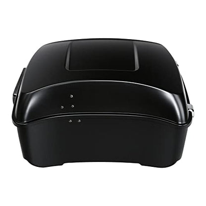 TCMT Matte King Motorcycle Pack Trunk(No Speaker Holes) Wrap-around Backrest Pad Luggage Rack Fit For Harley 2014-2025 Touring CVO Road King Road Glide Street Glide Electra Glide Pack Trunk - color: Style A