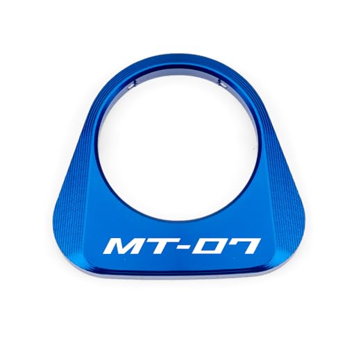 MOWOK Fit For Yamaha MT07 MT-07 FZ07 2025 2026 Motorcycle Accessories Ignition Starter Lock Cover Key hole Cover decorative cap (Blue) - color: Blue
