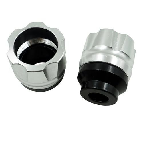 Slider Cup Crash Protector Roller Aluminium Alloy Anti Crash Protector Accessories Quick Installation Accessories - color: silver
