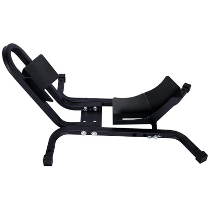 Motorcycle Front Tire Chock, 1200 lbs Heavy Duty Wheel Stand, Black Motorbike Front Chock for 17"-21" Wheels, High-Grade Steel Trailer Stand,Send Goods from Local Warehouse,Fast delivery