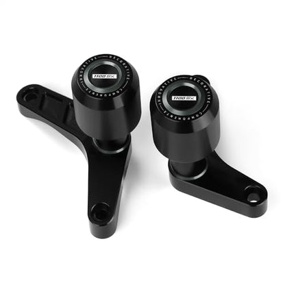 Motorcycle Frame Sliders Falling Protection CNC Compatible with Ninja 1100SX ABS/ABS SE 2025 Crash Protector Pad Engine Fairing Guards Ninja1100SX Ninja 1100SX Accessories (Gray) - color: gray
