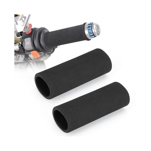 Motorcycle Hand Grips Motorcycle Handlebar Grip Sleeve Foam Vibration for Gauntlet Fz25 Moped - color: 31.7-36.8mm