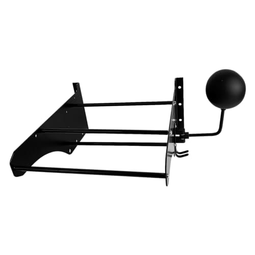 Wall Mount Storage Rack w/Helmet Hanger Stand for Harley Davidson Sissy Bar & Luggage Rack, Mounting Storage Rack for Road Glide/Street Glide/Road King/Electra CVO and Indian