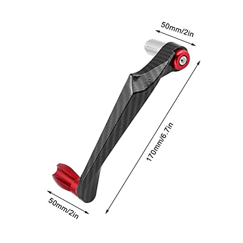 Aramox 7/8inch Universal Motorcycle Handlebar Protector, CNC High Density Aluminum Alloy Brake Handlebar Guard(Red)
