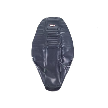 Motorcycle Seat Cover Universial Dirt Bike Gripper Soft Seat Cover Cushion with Particle Surface for CRF YZF RM KXF KLX TTR SX EXC (Black) - color: Black