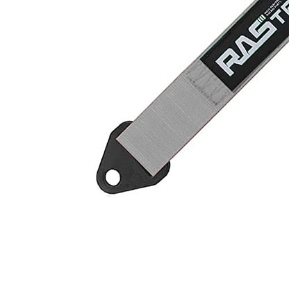 RASTP Limit Strap, Premium Quad Wrap Limit Strap Car Hauler Axle Straps Truck Wrecker Wheel Tie Down Strap with 10,000 Lb Webbing Strength (14 Inch, Gray) - color: Gray, size: 14 Inch