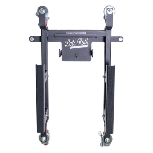 Let's Roll Motorcycle Lift Jack and Dolly Wall Rack - for Wall Studs with 16" and 24" Centers, Organize Your Lets Roll Motorcycle Dolly, Pro & Standard Scissor Lift Jacks and IMAP - Made in The USA