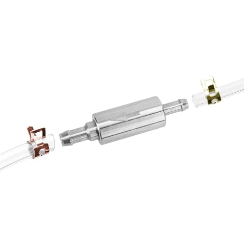 2 PCS Brake Bleeder Hose, One Way Check Valve Tube Bleeding Tool Kit with Gloves and Metal Clips for Car Motorcyle Clutch Universal