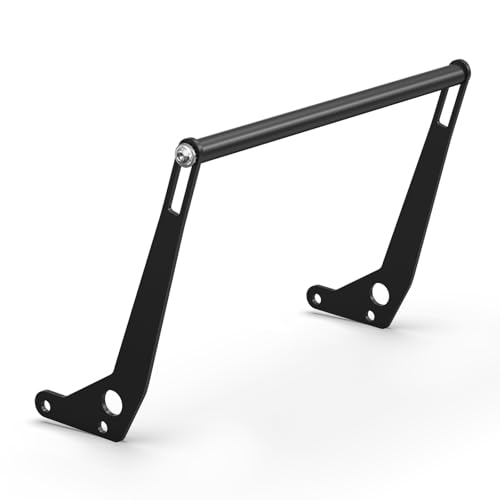NICECNC Aluminum GPS Smartphone Mount GPS Device Stand Compatible with BMW R1250GS Adventure 2018-2024, R1200GS Adventure 2013-2018, R1250GS 2018-2023, Q235 Steel, CNC-machined, Black, See Fitment