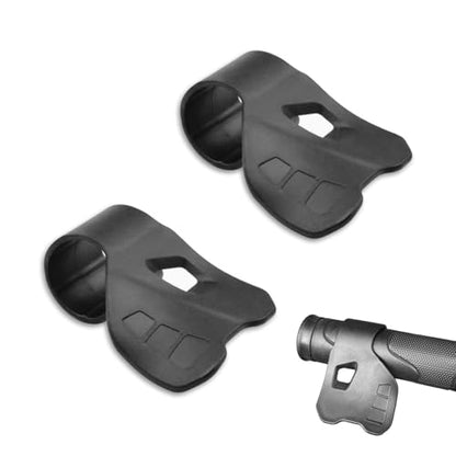 NIIIYTYB 2Pcs Universal Motorcycle Throttle Palm Rest Assist Grips Tiger Cramp Buster Thumb Adapter Cruise Control Rocker Wrist Support for Throttle Control Hand Rest Accelerator