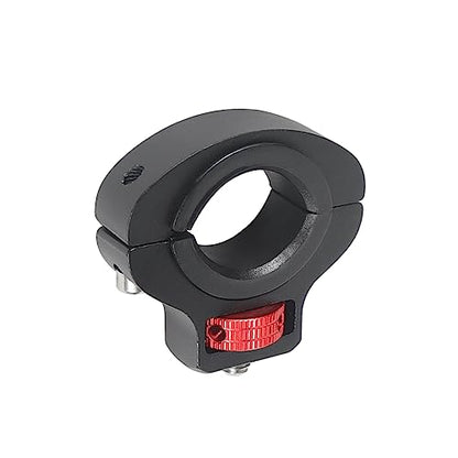 Motorcycle Handlebar Clip Holder 1/4 Screw Bicycle Bike Seatpost Clamp Compatible with Go-pro 11 ONE Action Camera Accessories (Black and Red Clip) - color: Black and Red Clip