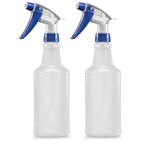 Bar5F Set of 2 Premium Empty 16 oz Spray Bottles, NBR Gasket - Superior Hydrocarbon Resistance - Ideal for Auto Detailing & Industrial Cleaning - size: Pack of 2