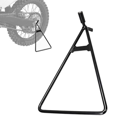 JFG RACING Dirt Bike Triangle Stand,Universal Motorcycle Kickstand Rear Side Wheel Holder for Dirt Pit Bike Supermoto Motocross Enduro-Black - size: 00-0