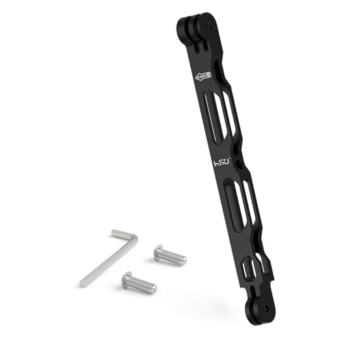HSU Extension Arm for GoPro, Aluminum Helmet Stick Extension Arm Mount for GoPro Hero 13/12/11/10/9/8/7/6/5 Black, DJI Osmo Action and More (6.5") - color: 6.5" Black