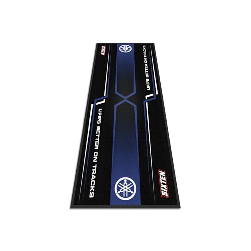 SIXTEN Motorcycle Mat for Yamaha 37.4 × 78.7 in - Environmental Garage & Paddock - Washable, Oil-Absorbing & Eco-Friendly - Protective Mat for Dirt Bike, Enduro & Motocross (Fusion) - color: Fusion