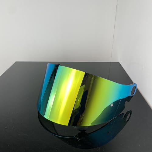 CPB-1V Helmet Shield for GLAMSTER,Replacement Motorcycle Helmet Visor Compatible with GLAMSTER (Revo Deep Gold) - color: Revo Deep Gold