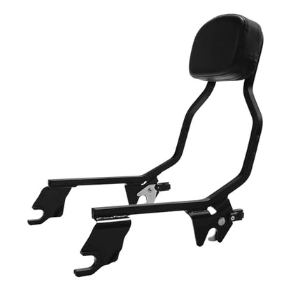 TCT-MOTORPARTS Black Detachable Passenger Backrest Sissy Bar Fit For Harley Nightster RH975 2022-2025 Nightster Special RH975S 2023-2025