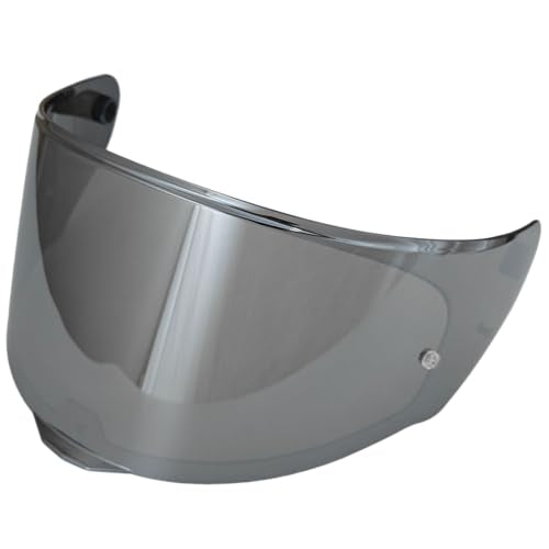Assault Helmet Visor,Motorcycle Helmet Face Shield Compatible with Assault/Rapid/Stream/FF320/FF353/FF328/FF800 (Silver) - color: Silver